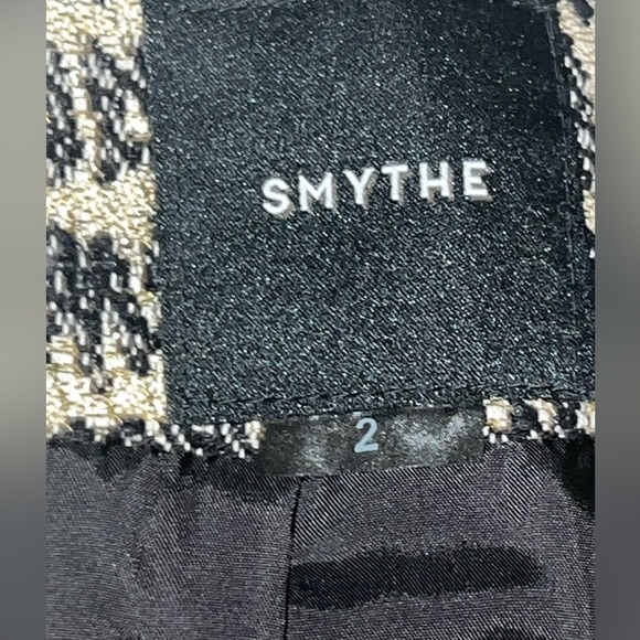 Smythe Duchess One Button Blazer Black and Gold Stunning! - Picture 9 of 13